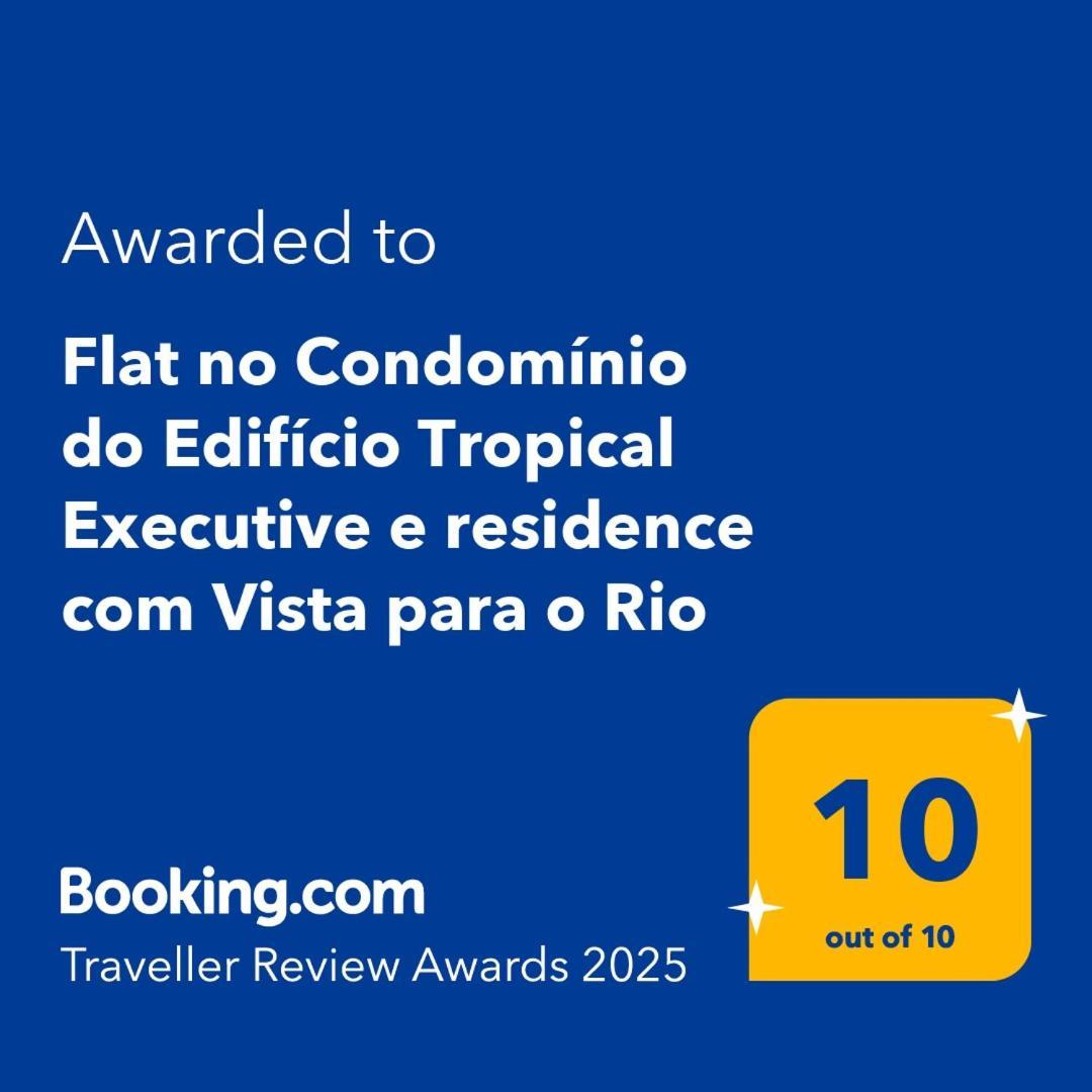 Flat No Condominio Do Edificio Tropical Executive E Residence Com Vista Para O Rio Manaus Bagian luar foto